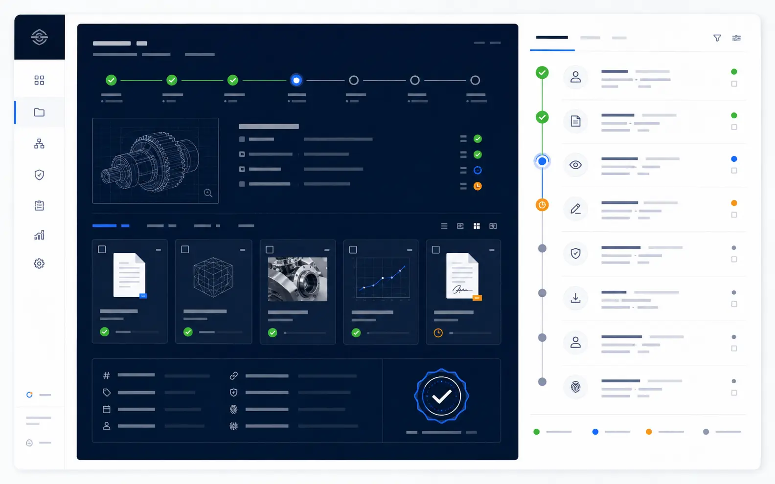 Vista conceptual de DevFlint Proof